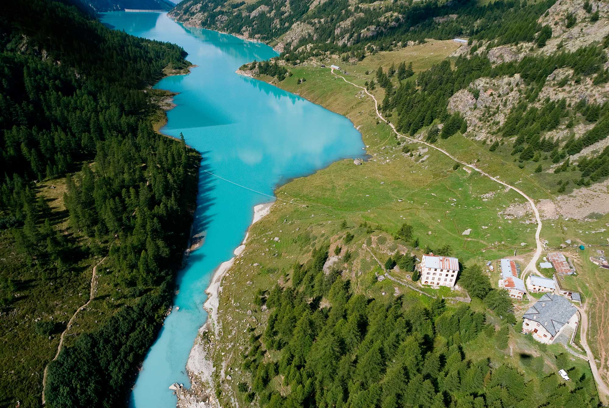 Visita e itinerario Diga di Place Moulin