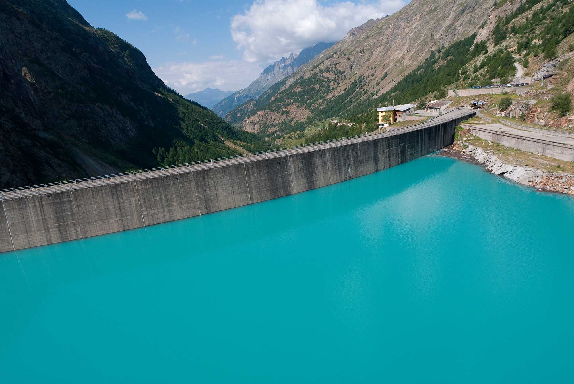 Visita e itinerario Diga di Place Moulin