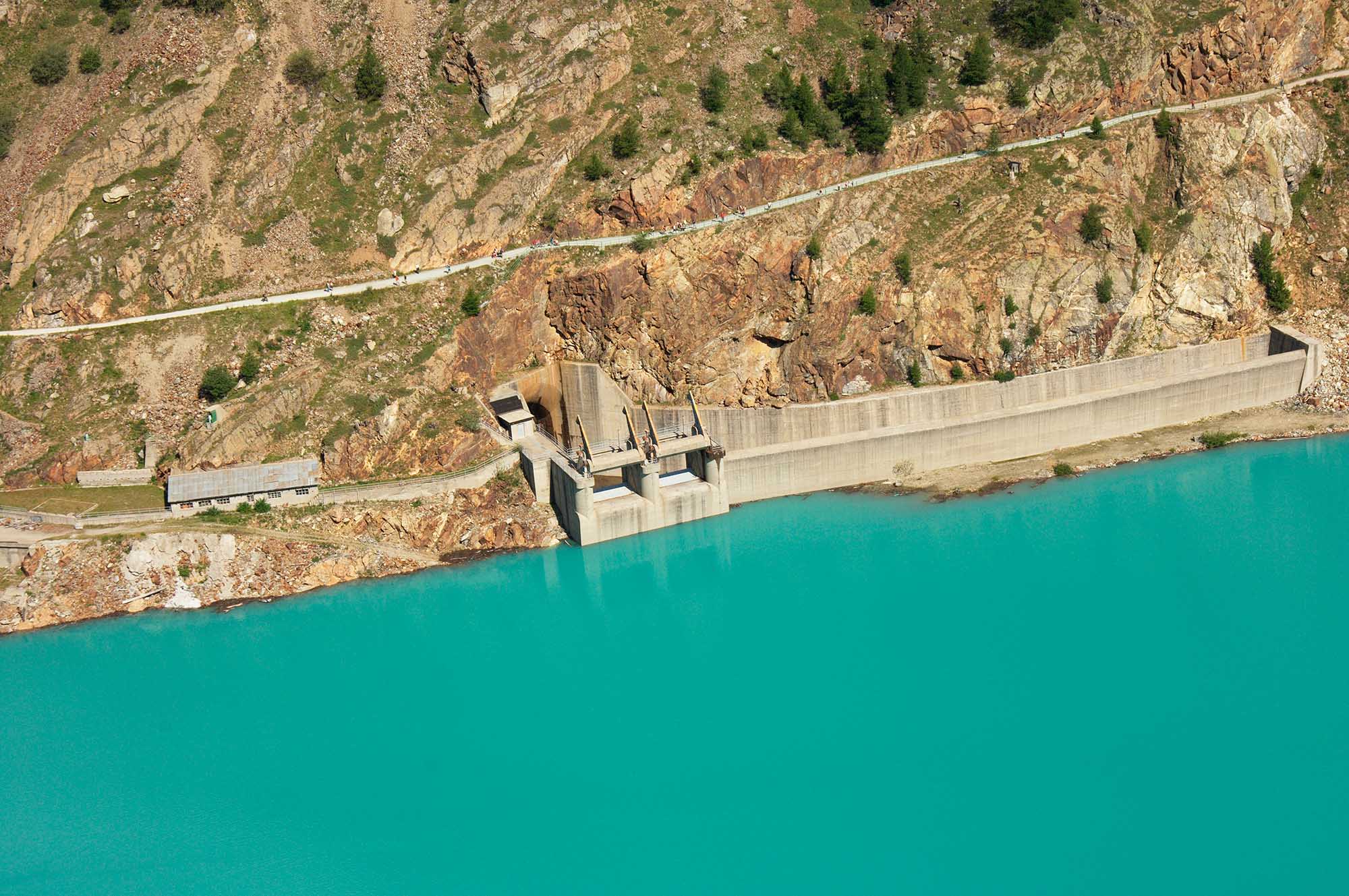 Visita e itinerario Diga di Place Moulin