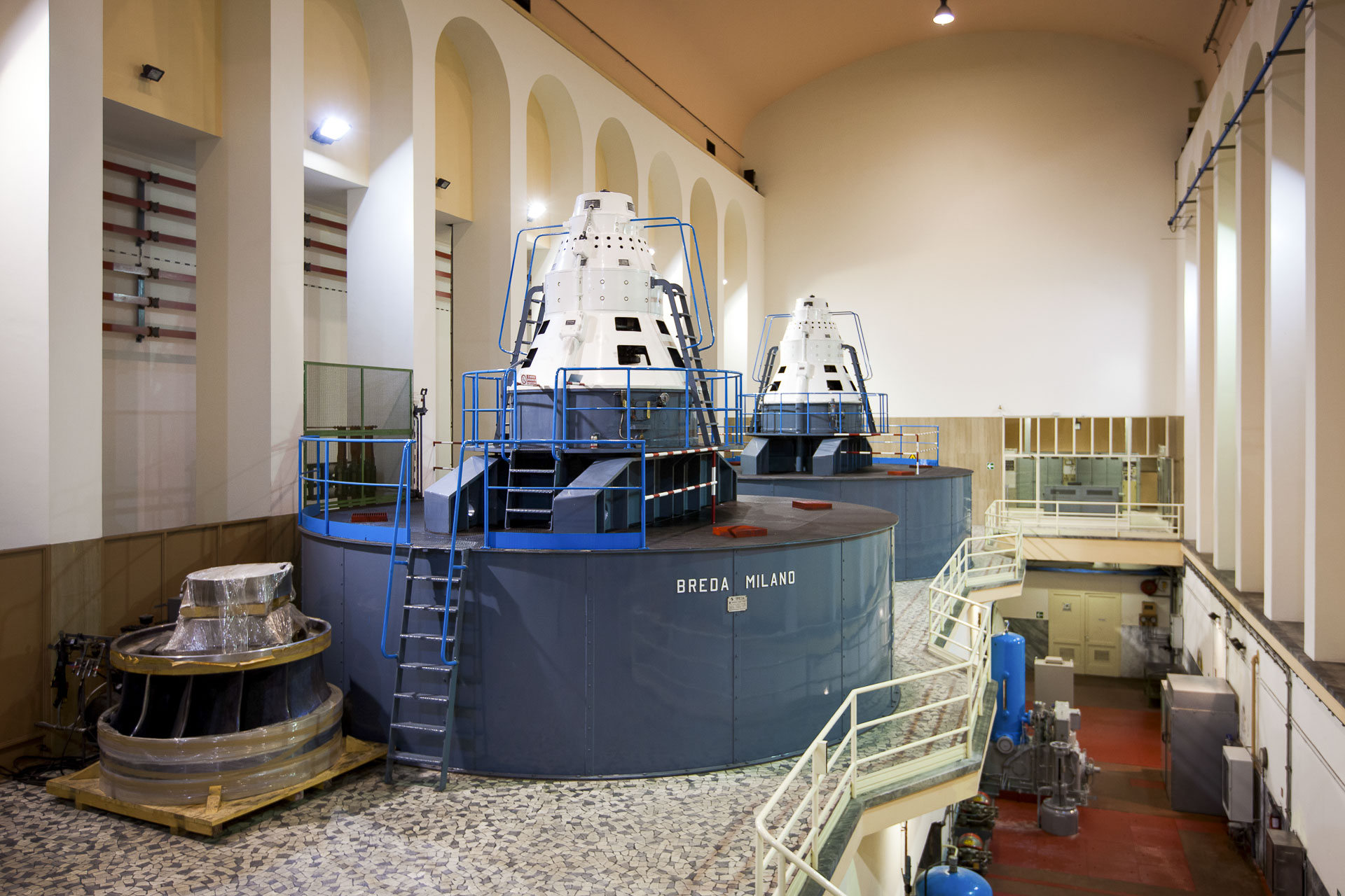 Turbine Centrale idroelettrica di Saint - Claire produzione energia elettrica Green