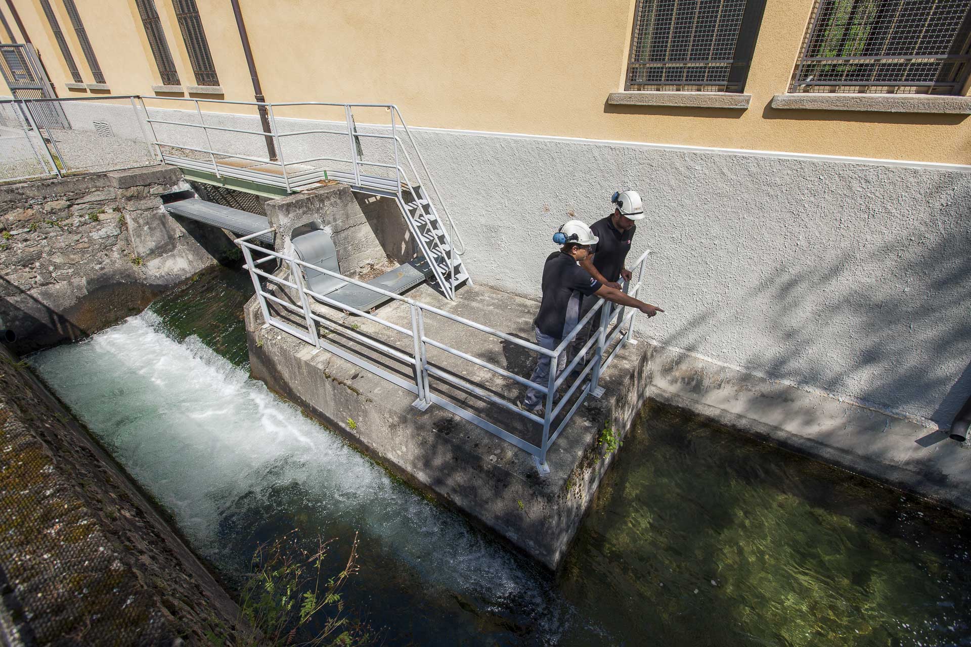 Centrale di Champdepraz produzione idroelettrica rinnovabile Gruppo CVA