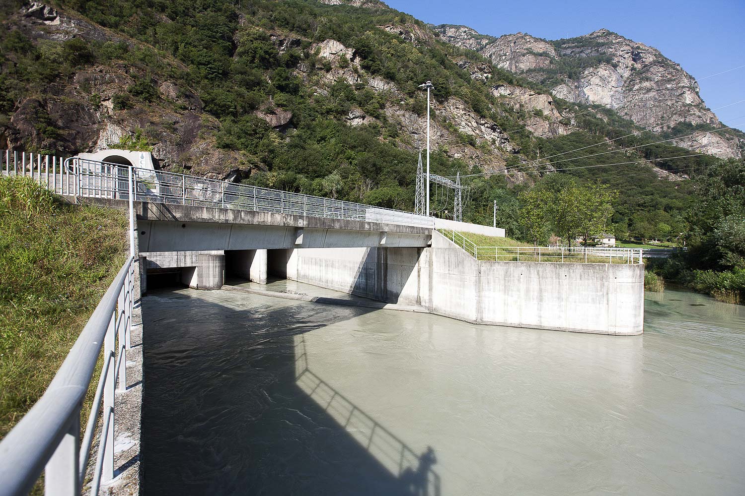 Impianto produzione energia idroelettrica Green di Quincinetto