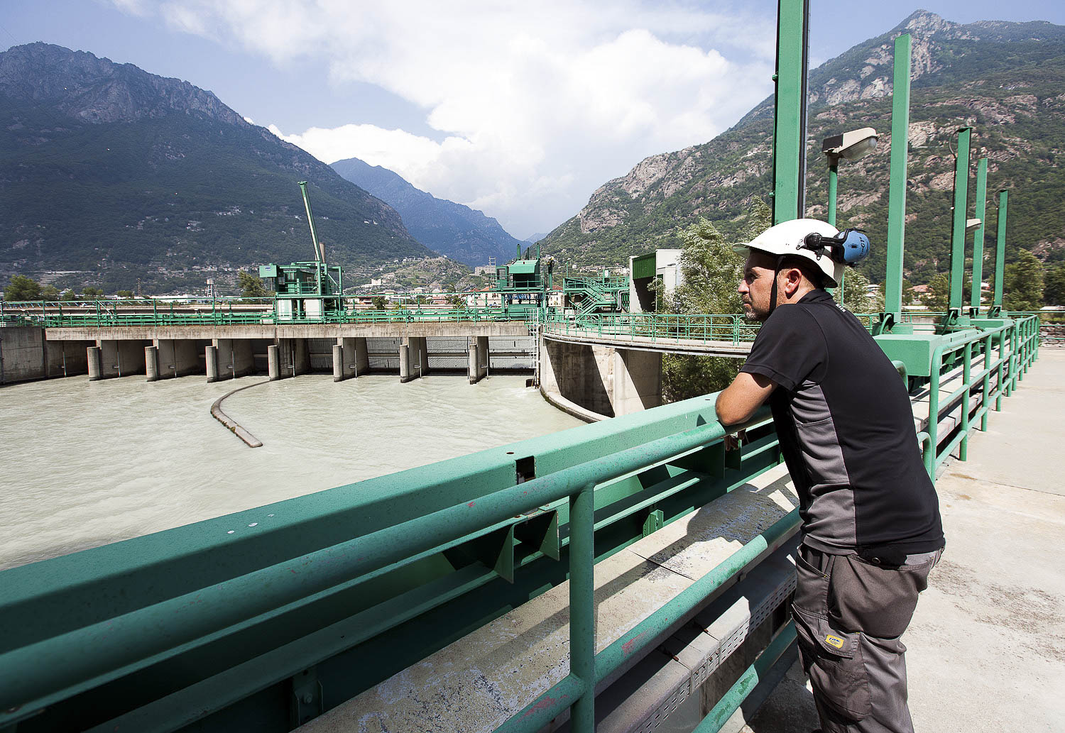 Impianto produzione energia idroelettrica Green di Quincinetto