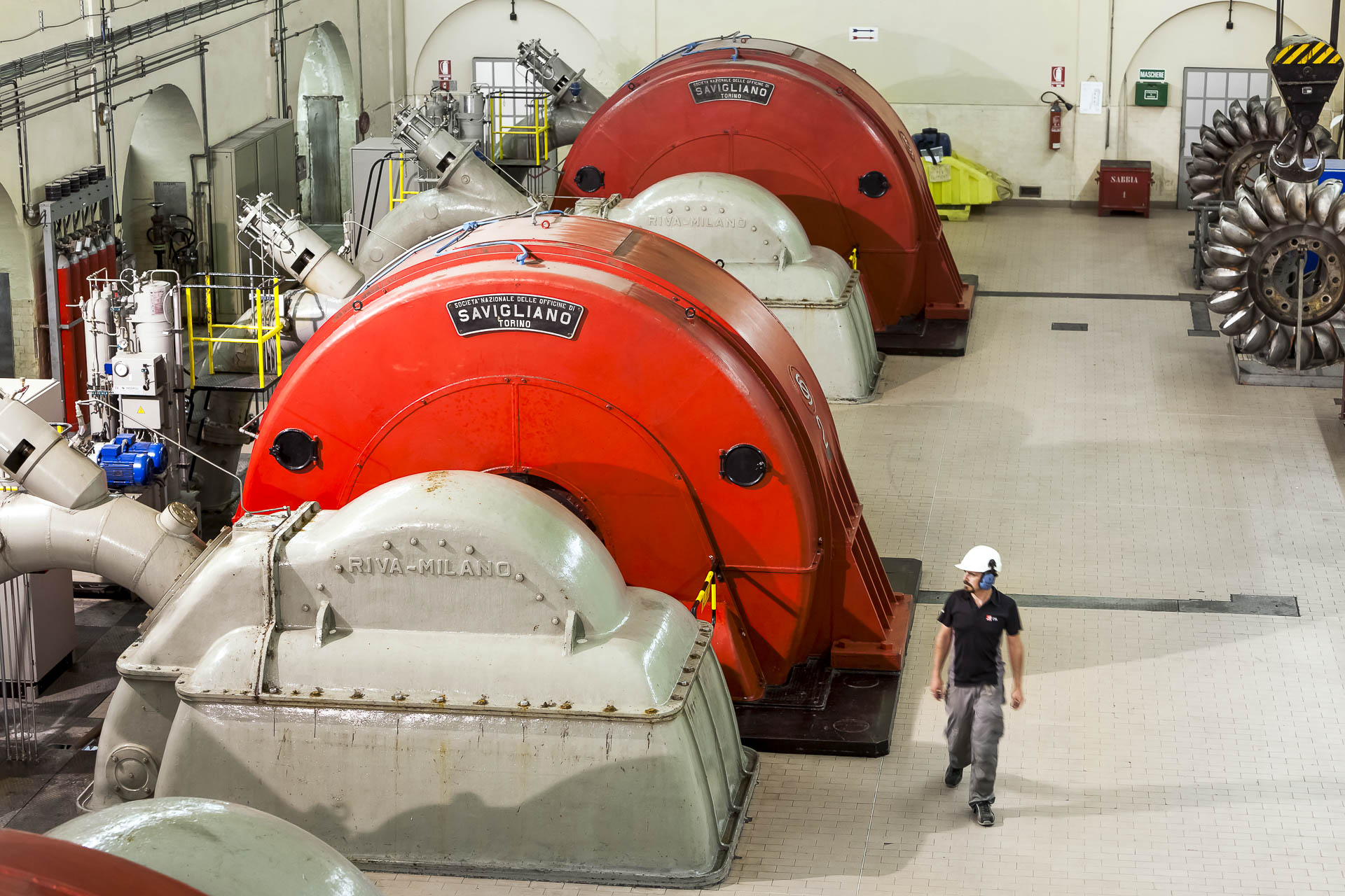 Centrale idroelettrica di Signayes produzione gruppo CVA